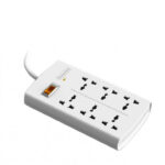HUNTKEY -SZM604 -WHITE -SIX -SOCKET- ONE- MASTER- SWITCH
