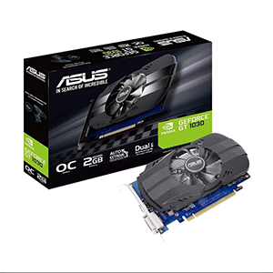 ASUS PH-GT1030-O2G GRAPHICS CARD, GT1030,GDDR5 2GB,PCI 3.0,64-BIT, OPENGL®4.5,CUDA Core: 384,HDMI,DVI,HDCP sayesbuy