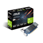 ASUS GT710-SL-2GD5-BRK GRAPHICS CARD, GT 710 ,GDDR5 2GB, 64-BIT, CUDA CORE: 384, OPENGL®4.4, HDMI, DVI, D-SUB, HDCP