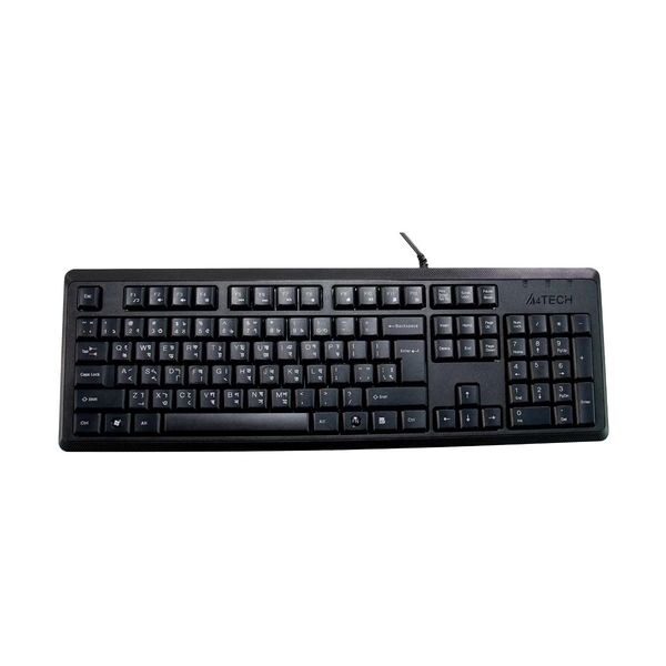 A4 Tech KR-92 Black USB (FN hotkey) Keyboard with Bangla-Sayesbuy