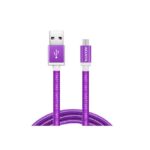 ADATA AMUCAL 100CM PURPLE MICRO USB TYPE A ALUMINUM CABLE