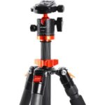 K&F Concept SA254C1 KF09.091 Professional Carbon Fiber Tripod with Monopod Kit – Black
