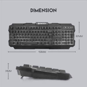 FANTECH K511 Hunter Pro Backlit Pro Gaming Keyboard Techsquare