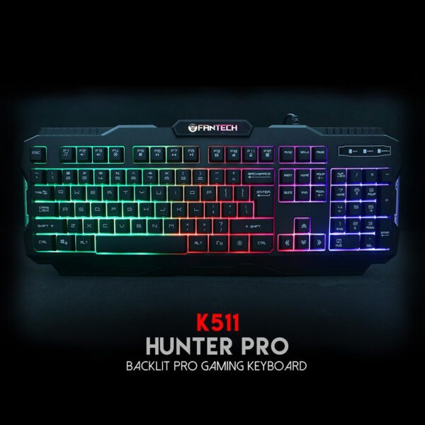 FANTECH K511 Hunter Pro Backlit Pro Gaming Keyboard Techsquare