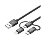 UGREEN 80326 USB 2.0 A To Micro USB + Lightning + Type C (3 in 1) Cable