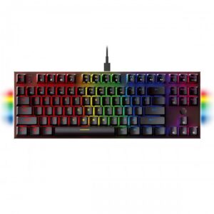 Fantech MAXFIT87 MK856 Gaming RGB Mechanical Keyboard Anti-Ghosting Detachable Type C Side Panel RGB