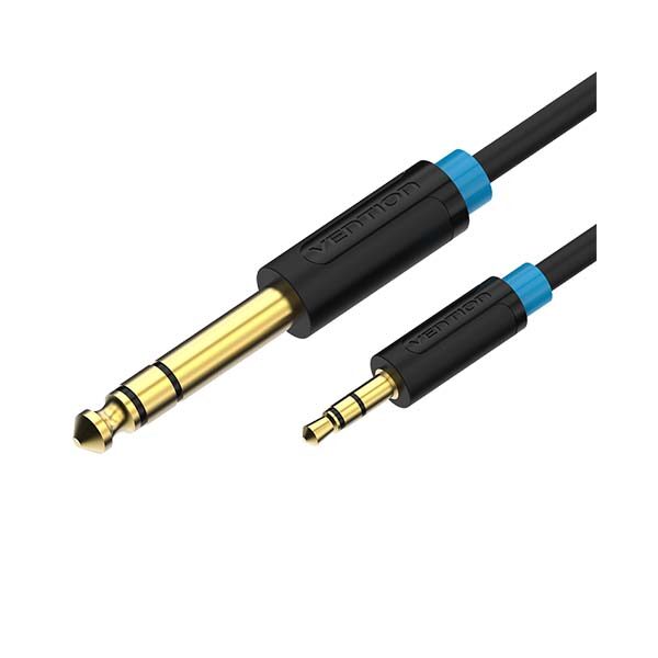 Vention BABBI 6.5mm Male to 3.5mm Male Audio Cable 3M Black