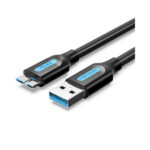 VENTION COPBH USB 3.0 A Male to Micro-B Male Cable 2M Black PVC Type