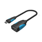 Vention VAS-A07-B025 USB 2.0 A Female to Micro B Male OTG Cable 0.25M Black