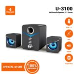 Kisonli U3100 USB Speakers With RGB