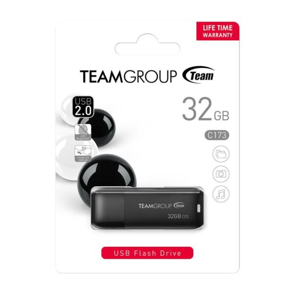 TEAM 32GB C173 BLACK USB 2.0 MOBILE DISK