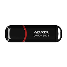 ADATA 64 GB UV150 BLACK USB 3.2 MOBILE DISK