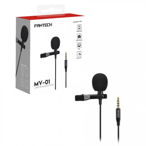 Fantech- MV-01- 3.5mm- Lavalier -Microphone -best -price- Bangladesh