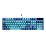 Rapoo -V500 -PRO- Gaming- Keyboard -Cyan- Blue -best- price - Bangladesh.